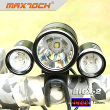Mamtoch BI6X-2 3 * XML T6 Aluminium CREE LED wiederaufladbare Fahrradleuchte hinten
